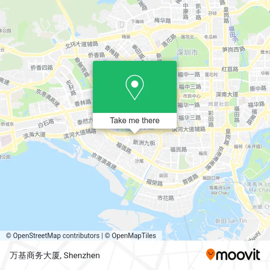 万基商务大厦 map