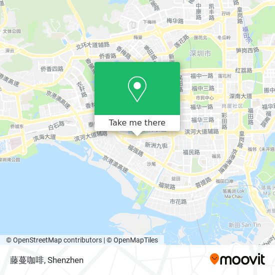 藤蔓咖啡 map