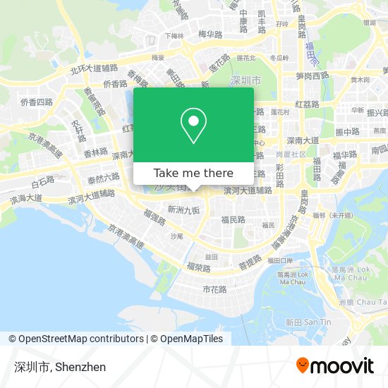 深圳市 map