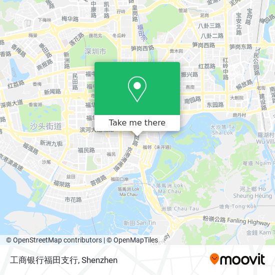 工商银行福田支行 map