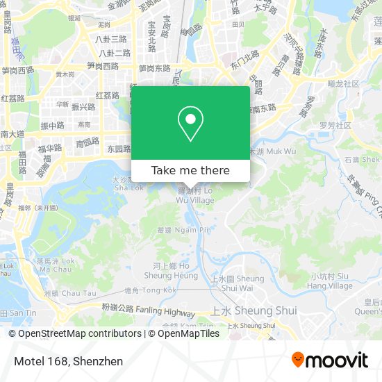 Motel 168 map