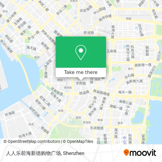 人人乐前海新德购物广场 map