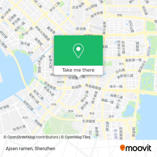 Ajsen ramen map
