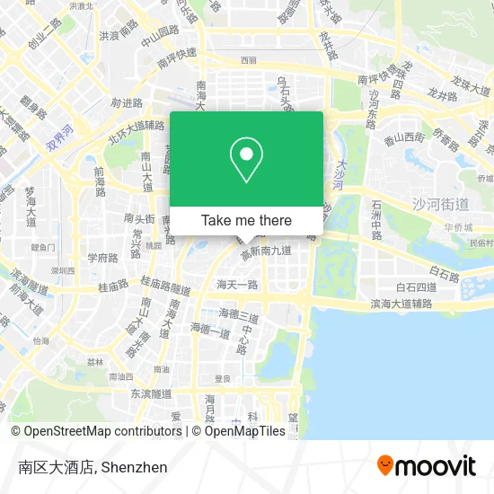 南区大酒店 map