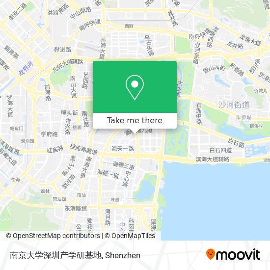 南京大学深圳产学研基地 map