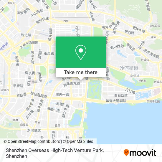 Shenzhen Overseas High-Tech Venture Park map