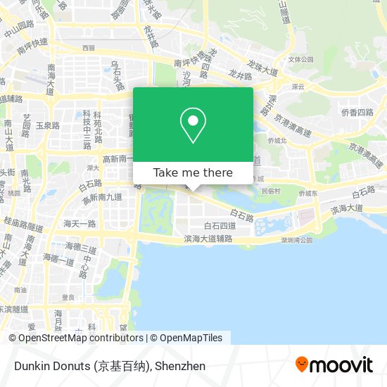 Dunkin Donuts (京基百纳) map