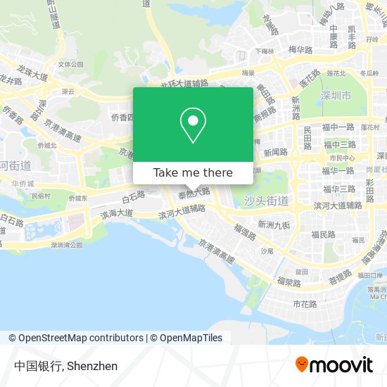 中国银行 map