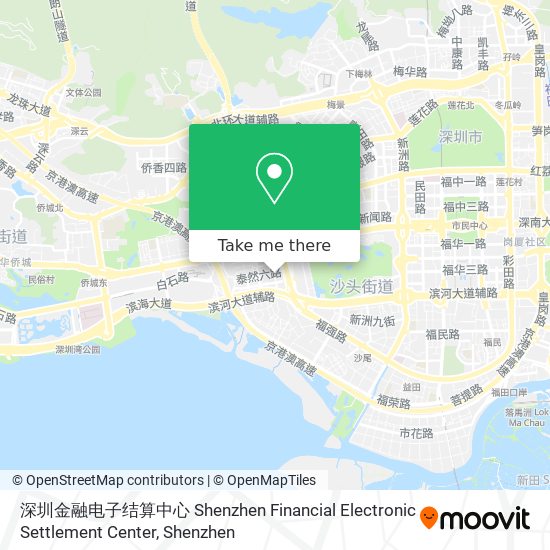 深圳金融电子结算中心 Shenzhen Financial Electronic Settlement Center map