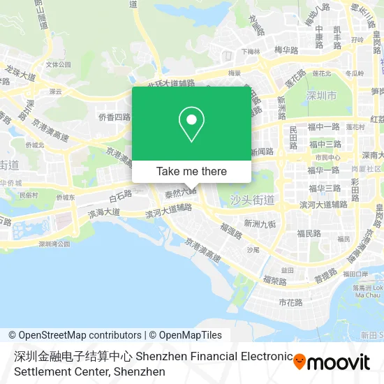 深圳金融电子结算中心 Shenzhen Financial Electronic Settlement Center map
