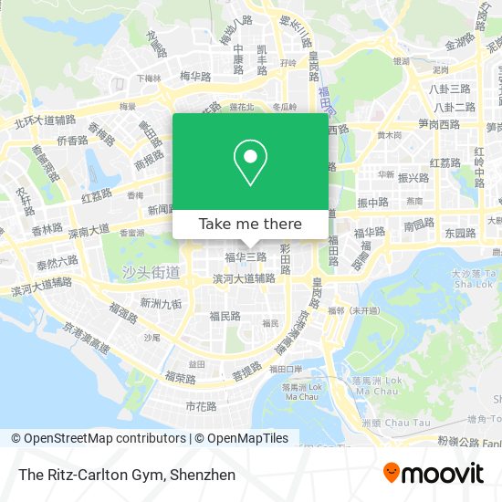 The Ritz-Carlton Gym map