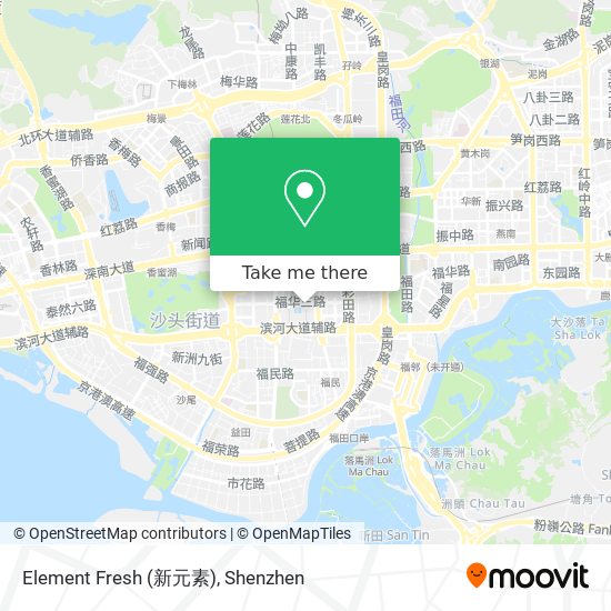 Element Fresh (新元素) map