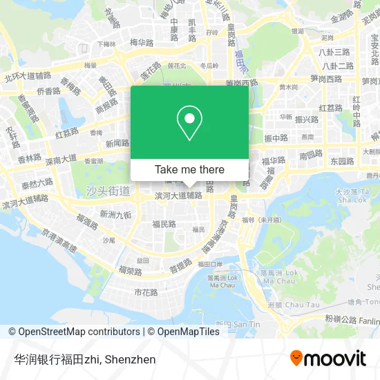 华润银行福田zhi map