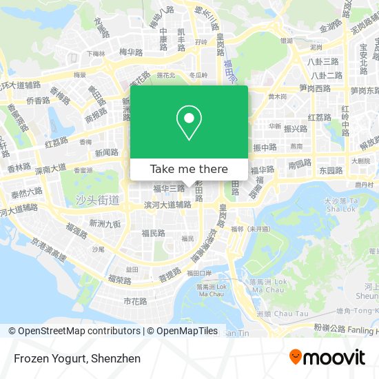 Frozen Yogurt map