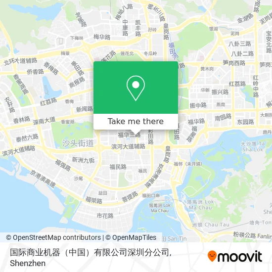 国际商业机器（中国）有限公司深圳分公司 map