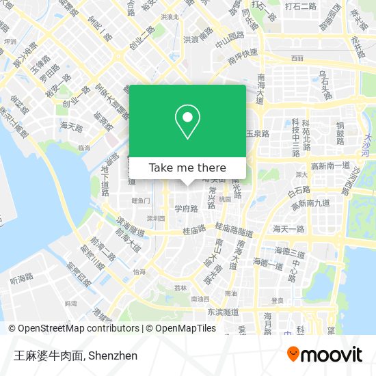王麻婆牛肉面 map
