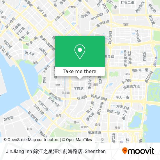 JinJiang Inn 錦江之星深圳前海路店 map