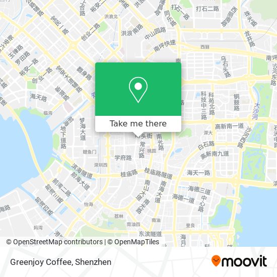 Greenjoy Coffee map