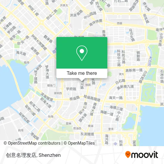 创意名理发店 map