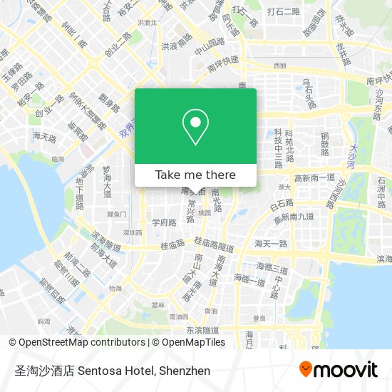 圣淘沙酒店 Sentosa Hotel map