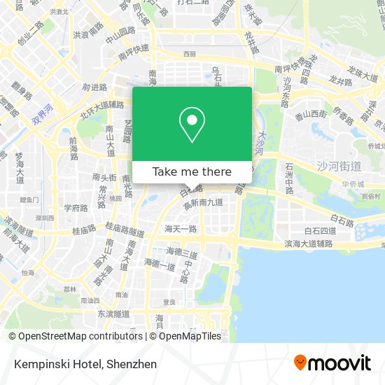 Kempinski Hotel map