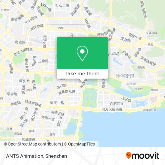 ANTS Animation map