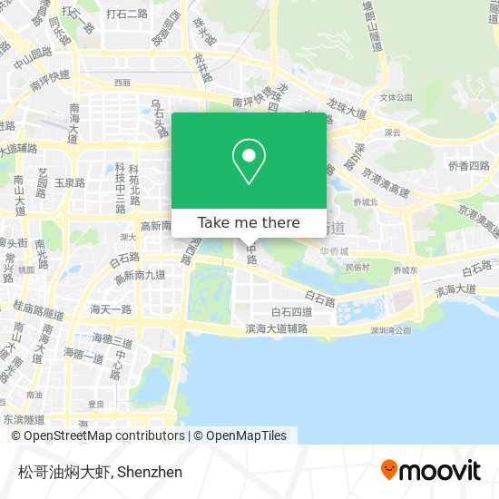 松哥油焖大虾 map