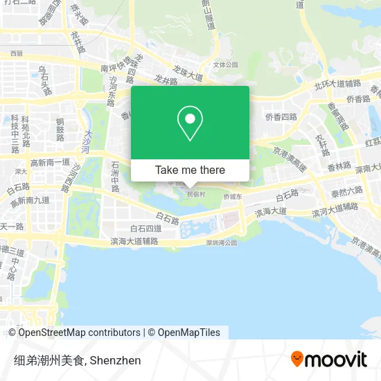 细弟潮州美食 map