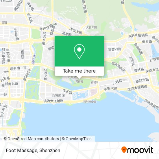 Foot Massage map