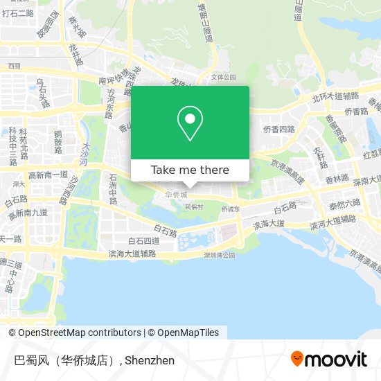 巴蜀风（华侨城店） map