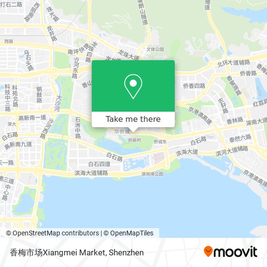 香梅市场Xiangmei Market map