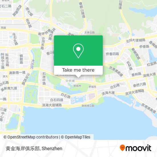 黄金海岸俱乐部 map