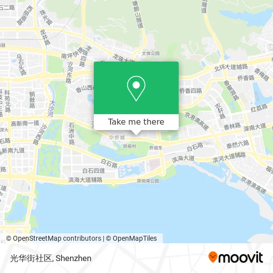 光华街社区 map