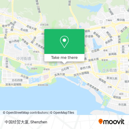 中国经贸大厦 map