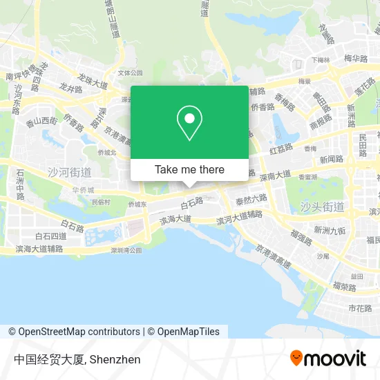 中国经贸大厦 map