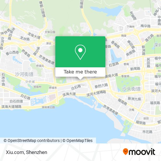 Xiu.com map