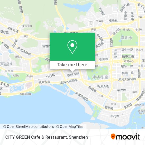 CITY GREEN Cafe & Restaurant map