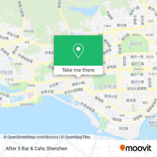 After 5 Bar & Cafe map