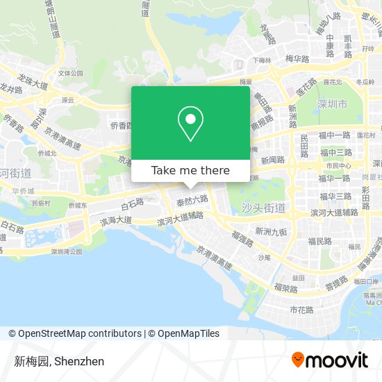 新梅园 map