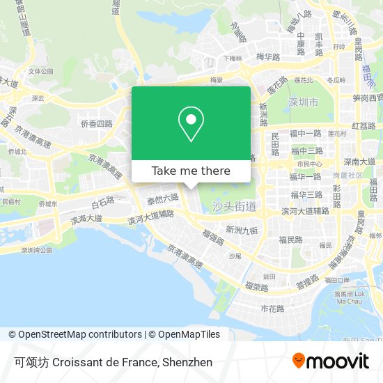 可颂坊 Croissant de France map