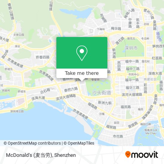 McDonald's (麦当劳) map