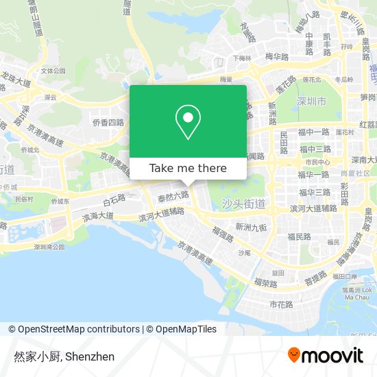 然家小厨 map
