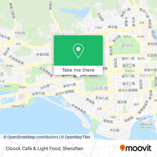 Cloock Cafe & Light Food map