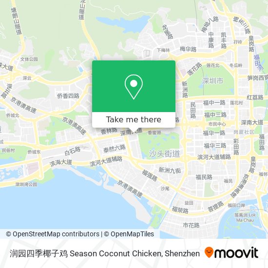 润园四季椰子鸡 Season Coconut Chicken map