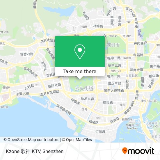 Kzone 歌神 KTV map