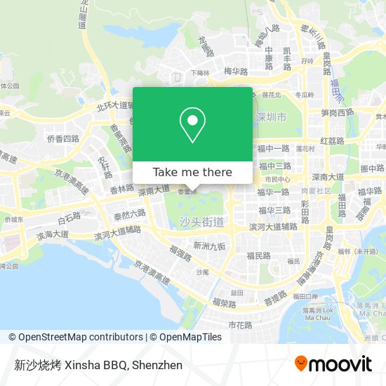 新沙烧烤 Xinsha BBQ map
