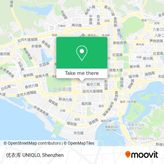 优衣库 UNIQLO map