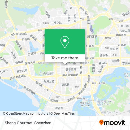 Shang Gourmet map