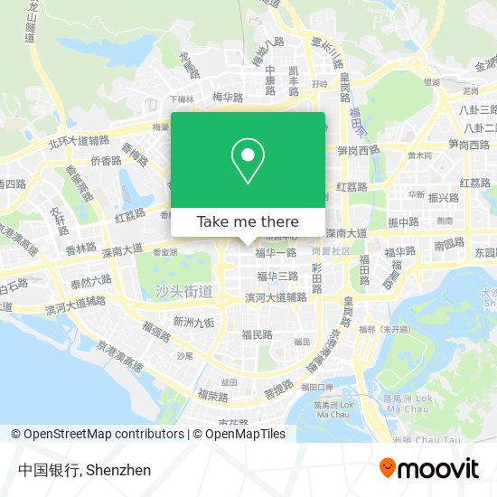 中国银行 map