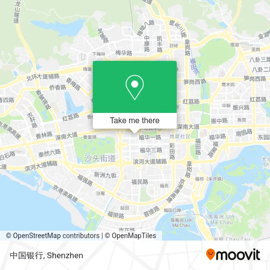 中国银行 map